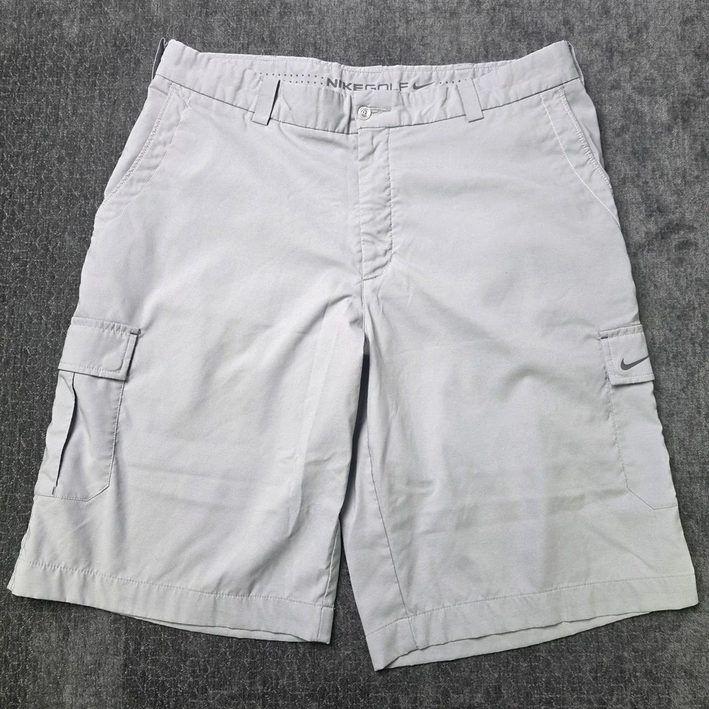 Nike Golf Cargo Shorts Mens 36 Large Gray Hiking Sports 11